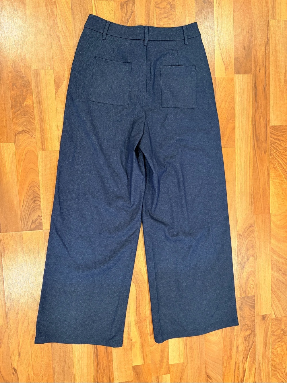 Commense Navy Trousers with Gold Button Accent - Picture 8 of 12